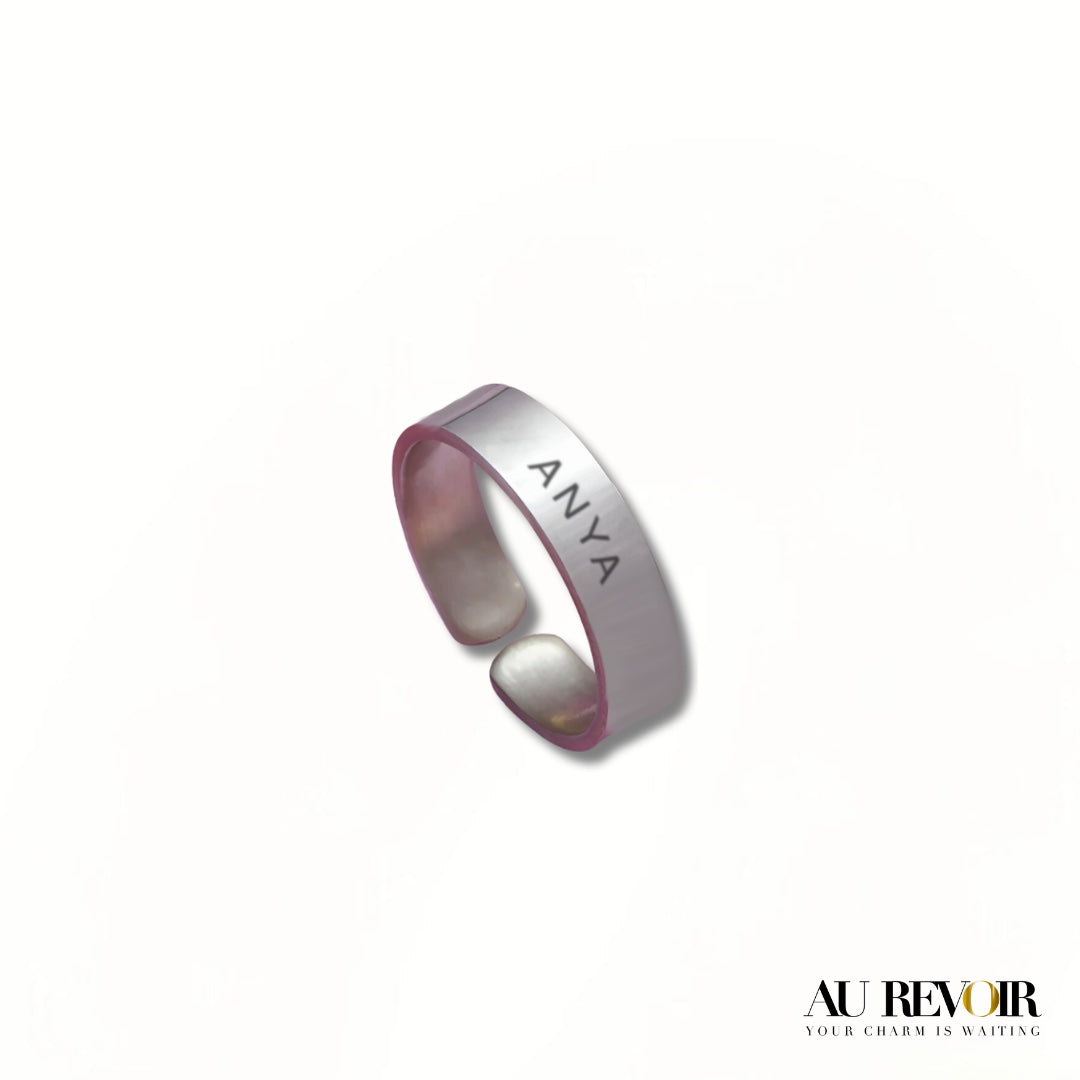 ADJUSTABLE PERSONALISED RING