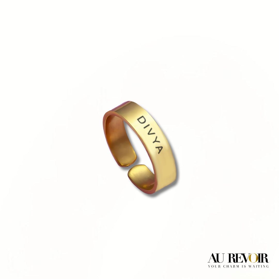 ADJUSTABLE PERSONALISED RING