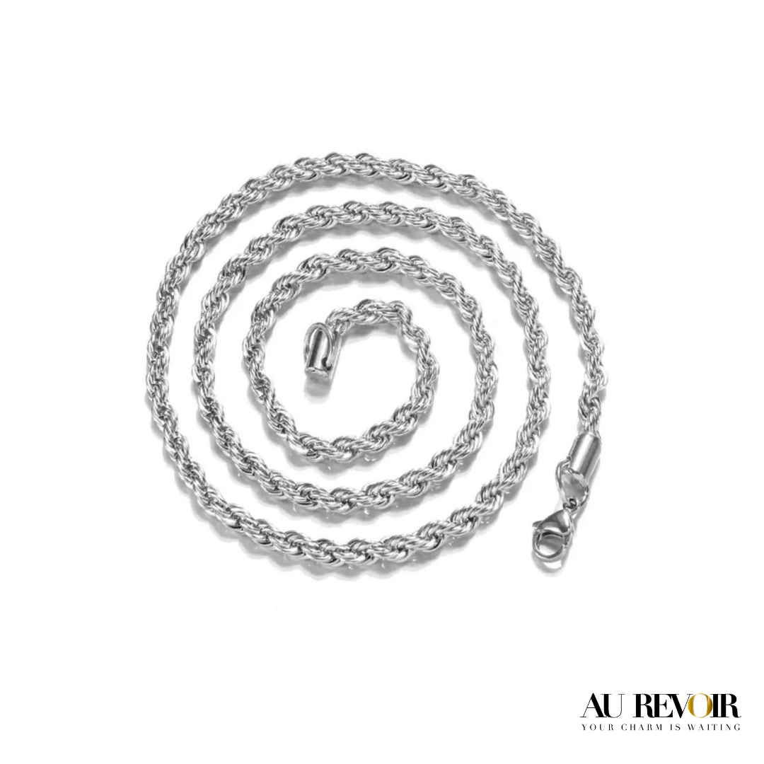 SILVER ROPE CHAIN