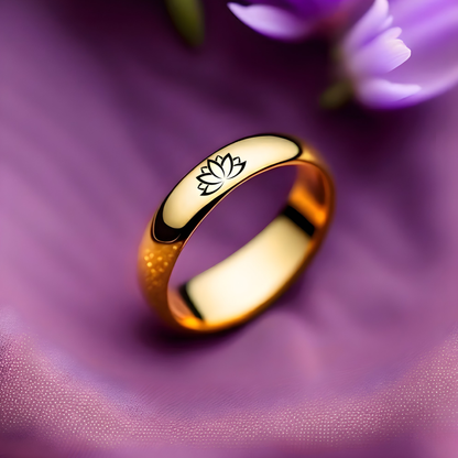 SACRED LOTUS RING