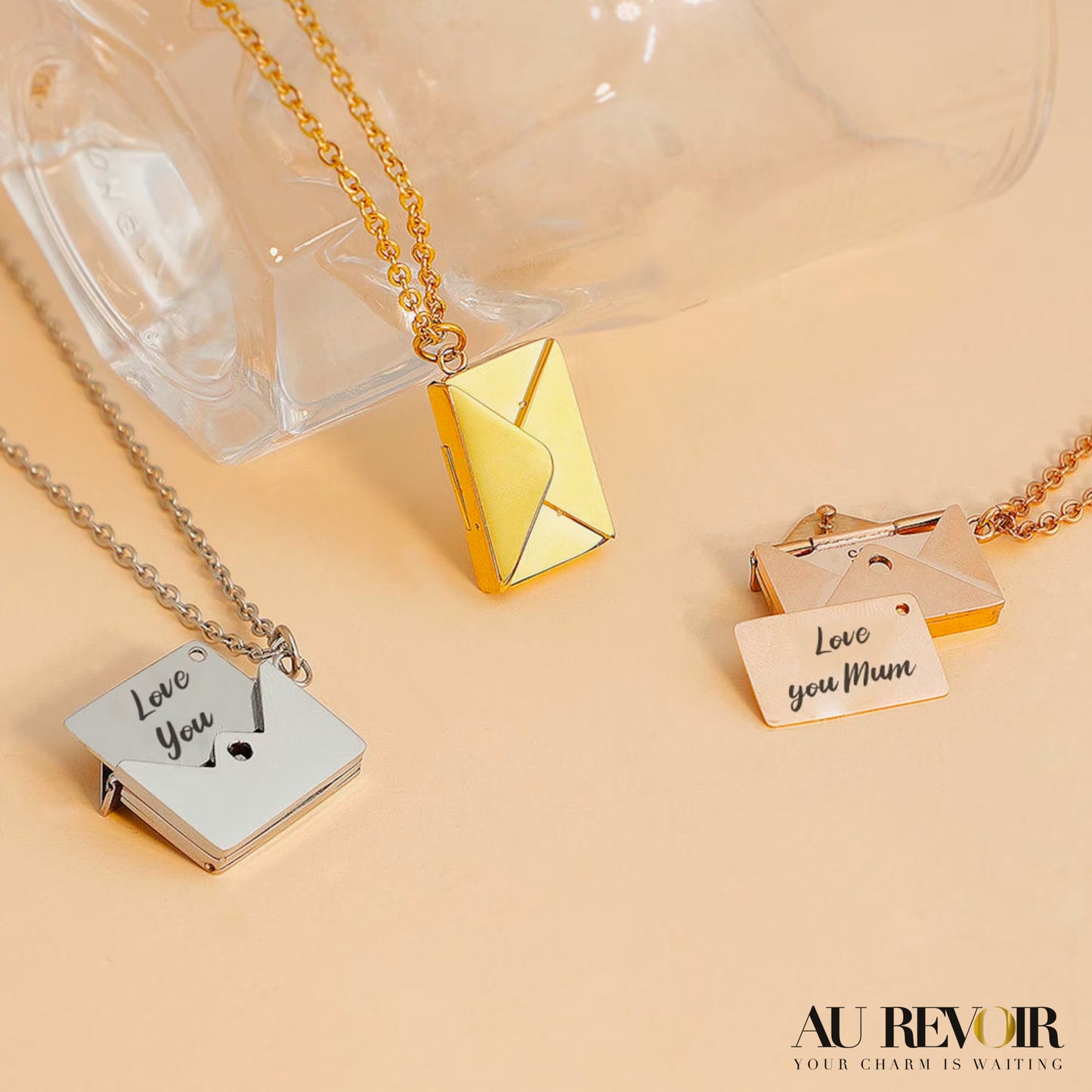 PERSONALISED ENVELOP NECKLACE