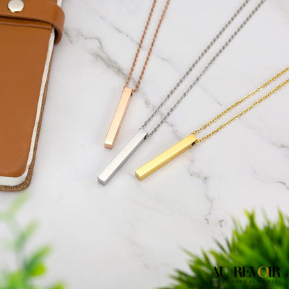  Cube pendant gold pendant rose gold pendant silver pendant stainless steel product personalised with custom name engraving