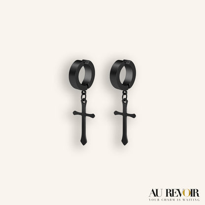 CROSS MAGNETIC EARRING