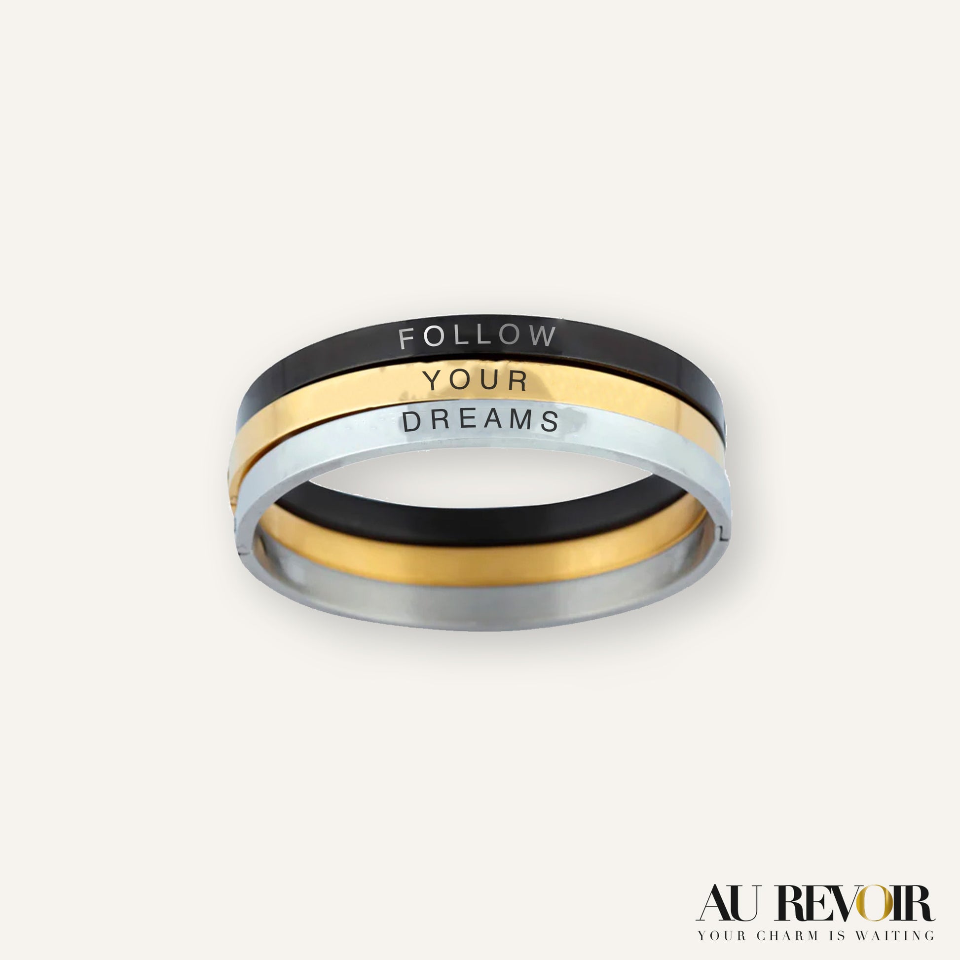 Personalised customization on stainless steel jewelry fashion accessories gold bracelet silver bracelet black 