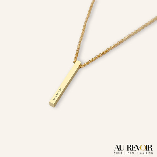 Personalised necklace gold pendant rose gold pendant silver pendant black pendant with customized name engraving stainless steel product  fashion accessories jewelry for boys n girls 